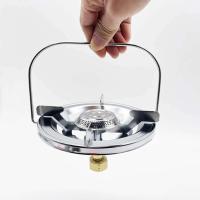 Estufa licuada de cobre para exteriores, cabezal de estufa con cilindro de gas integrado, mango portátil, equipo de camping - details 6