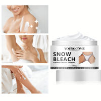 Crema blanqueadora para blanquear el cuerpo, ilumina las axilas, codos, rodillas, eliminación de articulaciones, partes íntimas, manchas oscuras, melanina, crema blanqueadora de nieve, 45ml - details 0