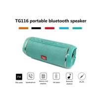 T&G Altavoz Bluetooth inalámbrico TG116,  altavoz de bluetooth con graves, compatible, USB, resistente al agua, para exteriores, c ompatible con AUX, TF, Radio FM,  Subwoofer Altavoz portatil - details 2
