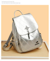 Mochila de cuero de canguro 2025 nueva moda de cuero suave Casual mochila de gran capacidad bolso de mujer versátil - details 0
