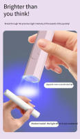Minilámpara portátil de mano para esmalte de Gel, linterna de secado rápido, secador USB, hine, UV, LED, para uñas - details 6