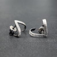 Pendientes De Estilo Punk Vintage Para Hombres Y Mujeres Triángulo Geométrico Unisex Joyería De Fiesta Cool Boys Metal - details 6
