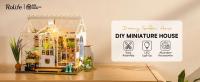 Robotime rolife Dollhouses Dreamy Garden Casa de muñecas en miniatura de madera con muebles para niños y adultos - details 0