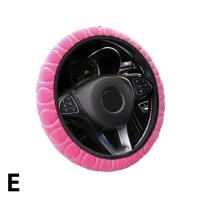 Funda de felpa para volante de coche, cuero corto suave y cálido, antideslizante, decoración de coche para hombres y mujeres, invierno - details 17