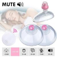 Control remoto Clitoris eléctrico conejo bomba mamaria ampliación pezón masaje vibrador juguetes sexuales femeninos para mujeres - details 3