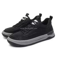 Nuevos zapatos deportivos de hombre con costuras hechas a mano clásicas con cordones de vestir de cuero genuino duraderos informales a la moda, calidad - details 9
