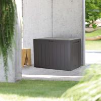 jardin 190 litros Boardebox de plastico en color antracita 78 x 43,3 x 55 cm - details 20