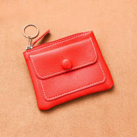 Cartera de anillo portátil ligera, llavero, lápices labiales, dinero - details 3