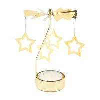 Velas Giratatorias de Metal en Formas de Copo de Nieve y Ángel Portavelas para Té Romántico, Boda, Decoración del Hogar en Navidad - details 33