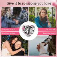 Abalorios de Plata 925 con Forma de Corazón de Pareja de Amor Infinito, Compatibles con Pulseras de Plata 925 Originales, Joyería para Mujer, Regalos - details 5