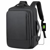 Mochila Oxford de gran capacidad para hombre, morral de viaje con carga USB, para negocios, para ordenador - details 43