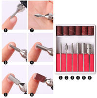 Juego de fresas de manicura hine eléctrico portátil, limas de uñas, brocas, removedor de esmalte de Gel, herramientas - details 11