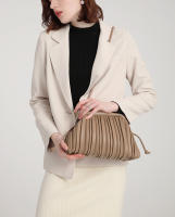 Bolso pequeño y único para mujer, correa de tendencia de moda, correa de hombro desmontable y bolso plisado - details 6