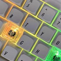 Clear XDA Keycap Blank Game Transparent Crystal Keycaps 1.75u for Switches 1PCS JIAN - details 2
