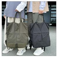 Mochila de gran capacidad Unisex, bolso deportivo impermeable de nailon, mochilas escolares de tendencia, bolso de viaje de ocio portátil - details 11