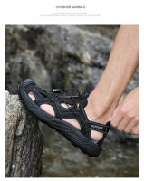Sandalias de piel de vaca informales de gran tamaño, zapatos de playa de verano para hombres, sandalias deportivas al aire libre, sandalias de montañismo, zapatos creek - details 23