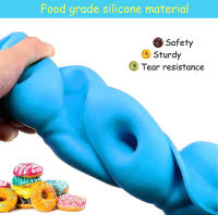 Molde de silicona con 6 cavidades para donas, moldes 3D para hornear pasteles, magdalenas, gelatina, galletas, pastelería, cocina - details 3