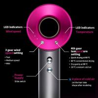 【2024 Version】Secador de Pelo Profesional Ionico con 5 Difusores Incluido, 1600W, con 1.7m de Cable, Secador para Peluqueria, Salon de Estetica, Pequeño Electrodomestico para Belleza. Motor Brushless, Marca Blanca - details 2
