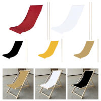 Funda de repuesto para silla de playa, 120 × 45cm, poliéster, informal, Simple, para tumbona, Patio, tomar el sol, jardín, para sillas reclinables - details 1