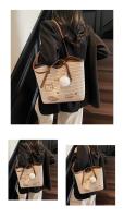 Bolso tejido informal para vacaciones en la playa de verano para mujer, bolso versátil para las axilas para ir de compras y viajar, 2025 - details 9