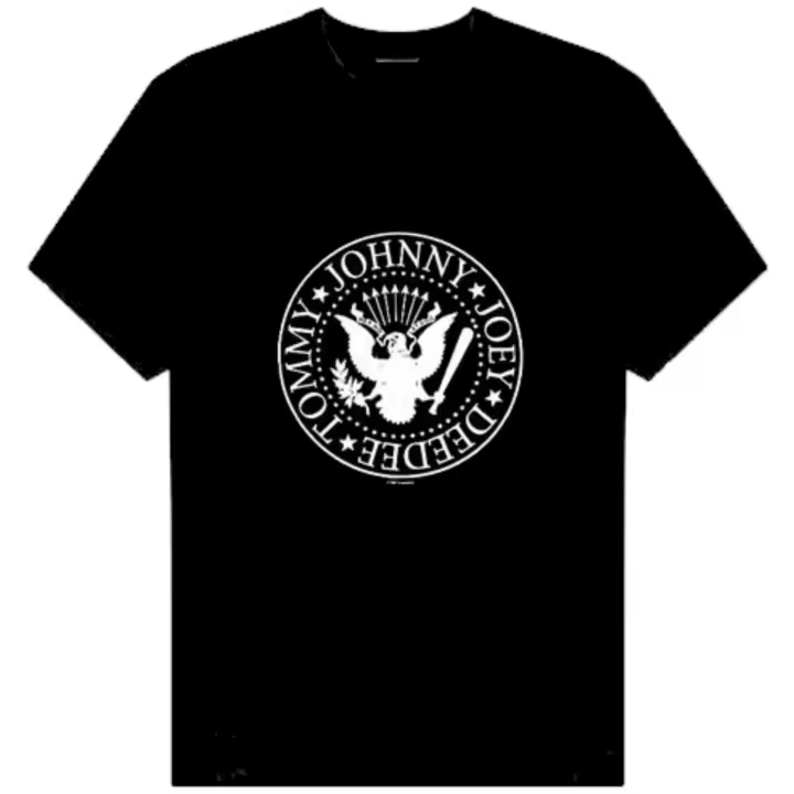 Camiseta Ramones Hombre Manga Corta 100% Algodón 180 gramos/*m2 - 1