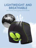 Shorts de Ciclismo Transpirables y de Secado Rápido para Hombres con Acolchado de Silicona, Tela Antidesgarro y Absorbente de Humedad para Deportes al Aire Libre, Senderismo y Entrenamiento - , Shorts de Ciclista - details 3