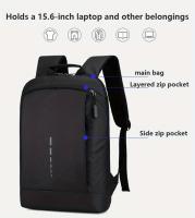 Mochila impermeable para hombre, mochila ultraligera para hombre, mochila para libros, mochila elegante para hombre, mochila para portátil de 39,62 cm - details 1