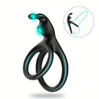 Suministros para adultos juguete sexual estimulador de clítoris de silicona anillo de erección retardante de eyaculación para hombres - details 0