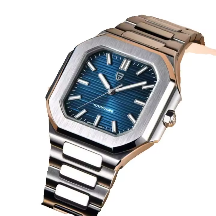 Reloj de Cuarzo de Lujo 2025 PAGANI Diseño Cristal de Zafiro AR Recubierto Resistente al Agua 50M - 1
