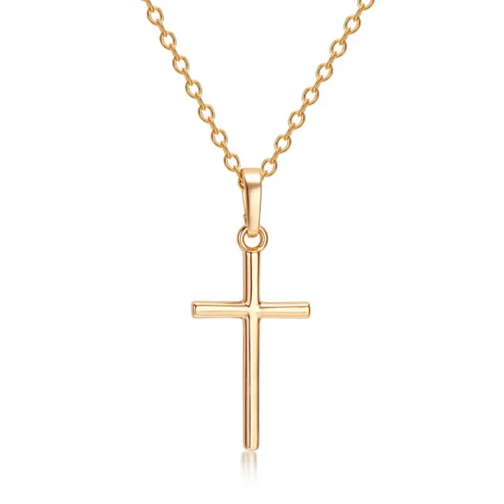 Collar Colgante Cruz, Joyas de Circonita, Diseños Modernos y Personalizados, Collar Hip Hop Pop - 1