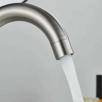Grifo de lavabo de acero inoxidable 304, mezclador de lavado en frío y caliente, grúa con rotación de 360 ​​grados, grifos de fregadero, grifo de Palanca única para Baño - details 16
