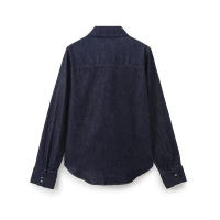 Conjunto de Pantalones Vaqueros para Mujer OUWU Moda de Traje Informal de Dos Piezas con Camisa de Lazo Vaquero - details 3