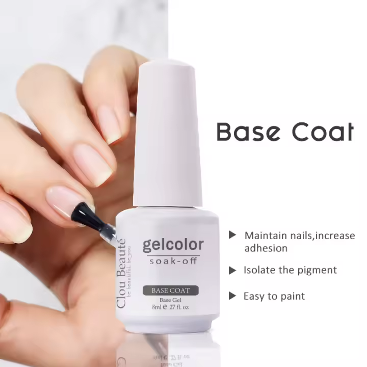 Esmalte Semipermanente para Manicura de Gel y Capa Base de intended Alta Protección UV Barniz Duradero y Resistente de Acabado - 1