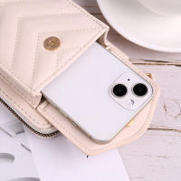 Bolso móvil multifuncional en forma de V, gran capacidad, color sólido, bolso cruzado versátil para mujer - details 12