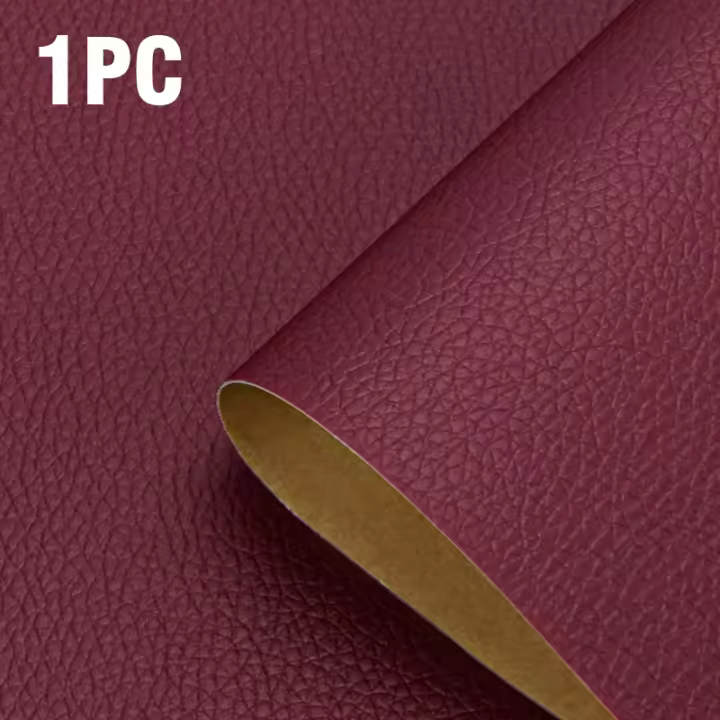 Parche de Cuero de PU Autoadhesivo Ideal para Reparación de Sofá, Muebles de Mesita, Silla, Bolso, Zapato, Cama Hecho en China - 1