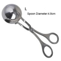 Herramienta de fabricación de bolas de carne, Clip de acero inoxidable, cuchara moldeadora de bolas redondas - details 15