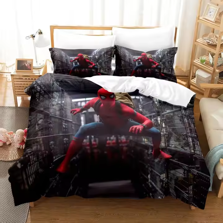 Conjunto de Cama de Avengers con Estampado 3D de Venom Dulces Poliéster 100% para Decoración de Dormitorio - 1