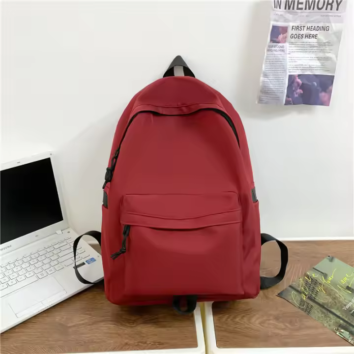 Mochila de Nylon Estilo Nuevo para Estudiantes de Secundaria y Preuniversitaria - 1