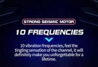 Embalaje privado Copa masturbadora eléctrica sexy para hombres - Control inteligente, 10 modos de vibración, sexo adulto impermeable y recargable - details 3