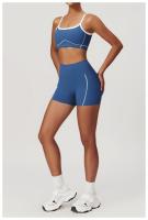 Sujetador deportivo ajustado desnudo, sujetador de Yoga con espalda grande en forma de U, Top de Fitness al aire libre para mujer - details 15