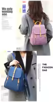 Mochila Oxford negra impermeable para mujer, bolso escolar antirrobo de gran capacidad, bolso de viaje, bolso de hombro - details 18