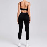 Traje de Yoga para Mujer de Cintura Alta Sujetador Deportivo Antiqueo Pantalones Fizz - details 12