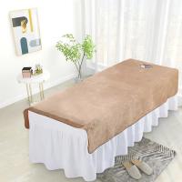 Sábanas de Terciopelo Suaves para Spa de Belleza Cubierta de Mesa de Masaje Cálido - details 0