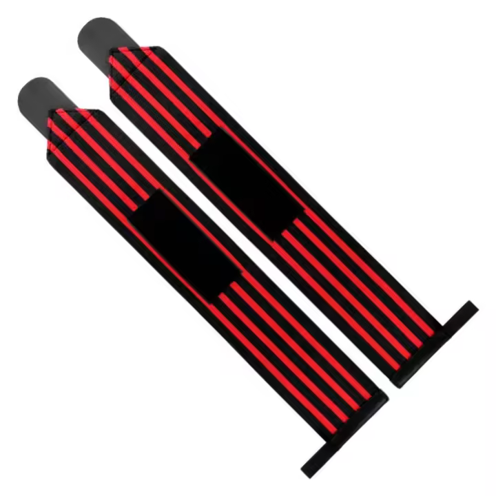 Muñequera de soporte para muñeca, muñequera de levantamiento de pesas para entrenamiento de gimnasio, Vendaje deportivo con lazo para el pulgar, correas de sujeción, envolturas para muñeca, 1 par - 1
