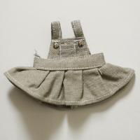 Vestido con tirantes, accesorios de ropa para muñecas, traje para muñecas, vestido vaquero, Mini ropa de oso, vestido DIY para muñecas de peluche de 12cm - details 7