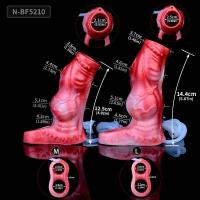 Empaque privado Sexy LICKER Función de eyaculación Funda de silicona de fantasía Extensor Funda para agrandamiento del pene Juguetes sexuales para hombres 18+ - details 3