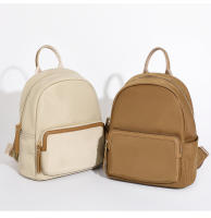 Bolso de moda casual versátil de color sólido, nueva mochila de viaje premium con cremallera, bolso de mujer de lujo ligero. - details 18