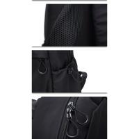 Mochilas pequeñas para hombre, bolso escolar deportivo para exteriores, Mini bolsos de hombro de viaje de tela Oxford a la moda para hombre, mochila negra 2023 - details 16