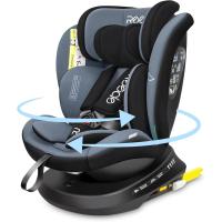 Silla de Coche Giratoria 360 con , 40-150cm (0~36kg), Aprox. 0-12 años (Gris) - details 6