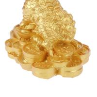Estatua de la bestia del Dios Qilin, Fengshui Kylin Chi-lin Qilin de cobre chino, para decoración del hogar, 1 par - details 6